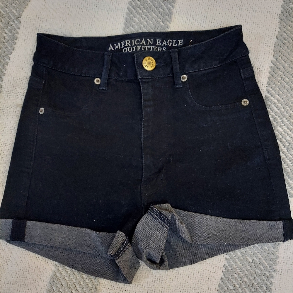 American Eagle High Waisted Jean Shorts